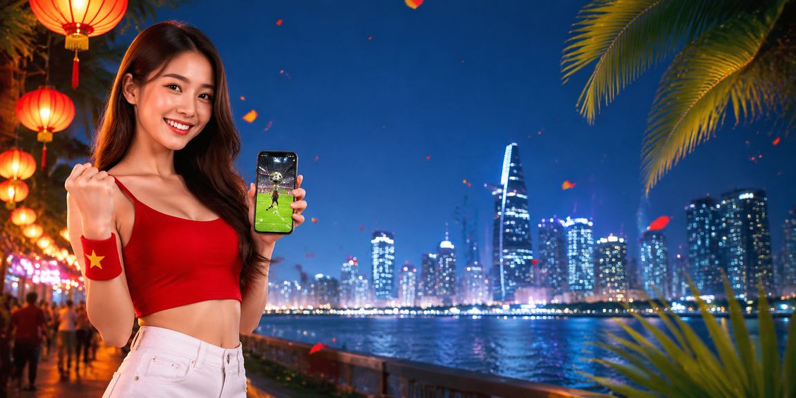 Người dùng chơi casino trên điện thoại tại chợ đêm TP. Hồ Chí Minh